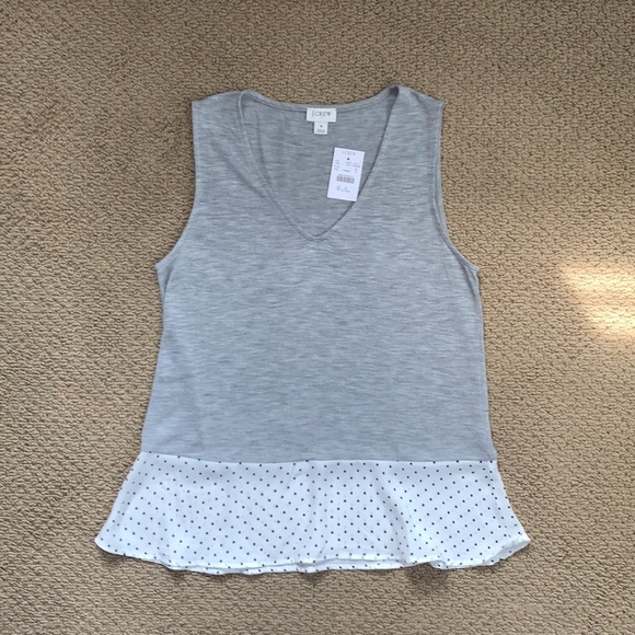 NWT: J. Crew Peplum Tank Top - Picture 2 of 12
